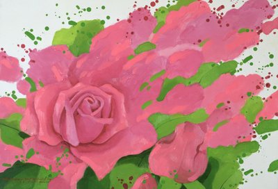 The Rose in the Festival of Light, 1995 by Myung Bo Sim